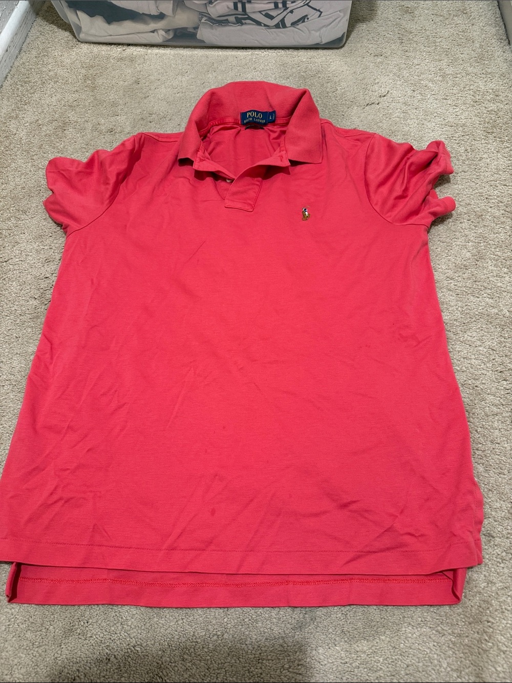 Polo by Ralph Lauren Coral Pink Short-Sleeve Polo